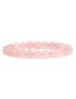 Pulseira de quartzo rosa