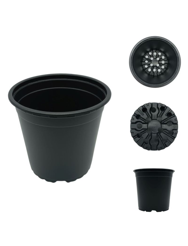 Vaso termoformado Preto 13cm