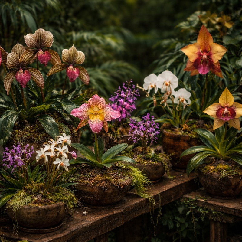 Orquídeas botânicas raras FauniFlora
